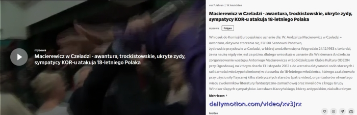 Screenshot_2019-07-09 Macierewicz w Czeladzi - awantura, trockistowskie, ukryte zydy, sympatycy KOR-u atakuja 18-letniego P[...]
